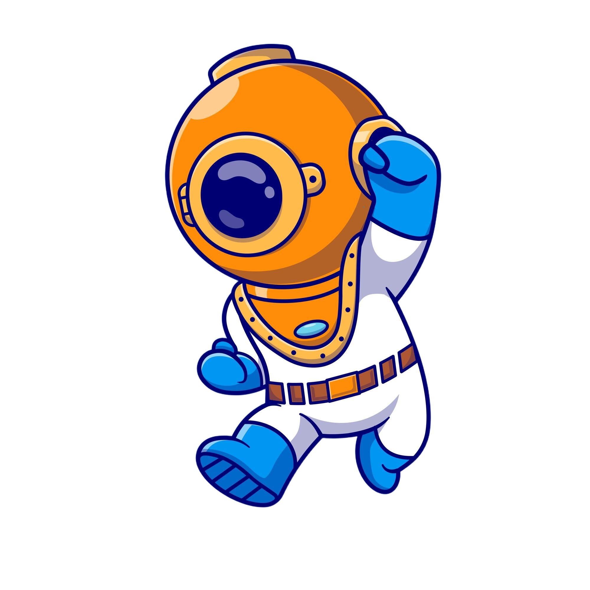 Cute Diver Character